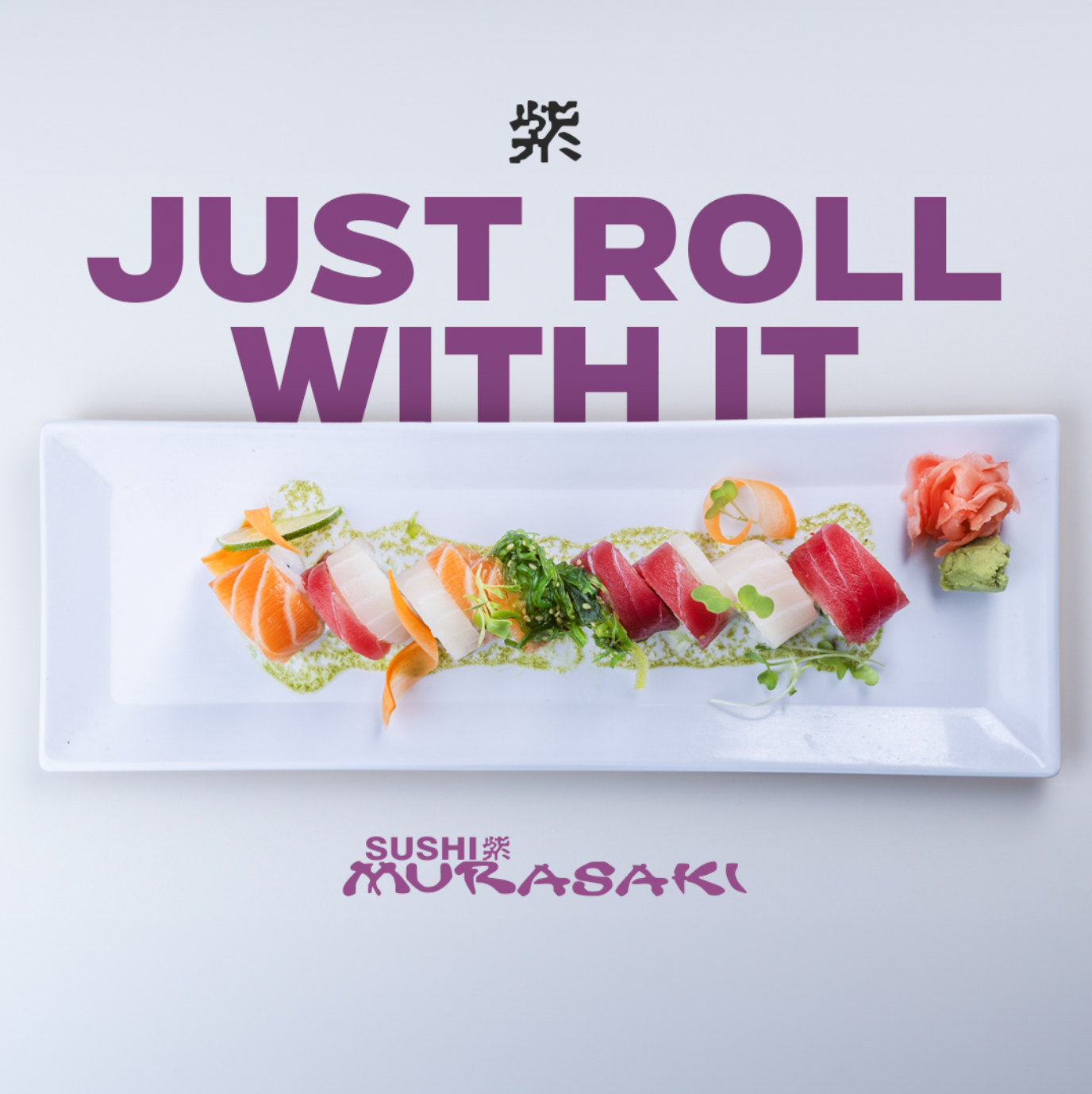 Fun Social Media Design for Sushi Murasaki